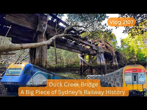 Sydney Trains Vlog 2107: Comeng MWB Metropolitan Water Board Bridge A Piece of Sydney’s Rail History