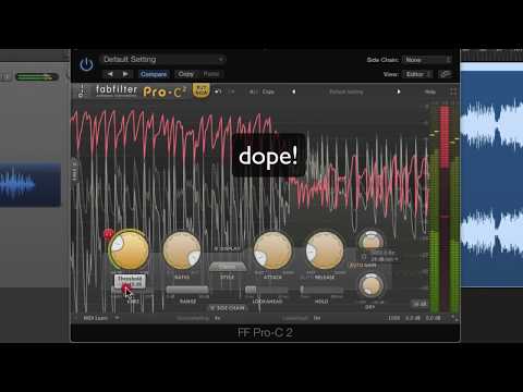 Parallel compression with FabFilter Pro C 2