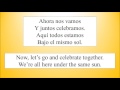 El Mismo Sol Lyrics Spanish and English