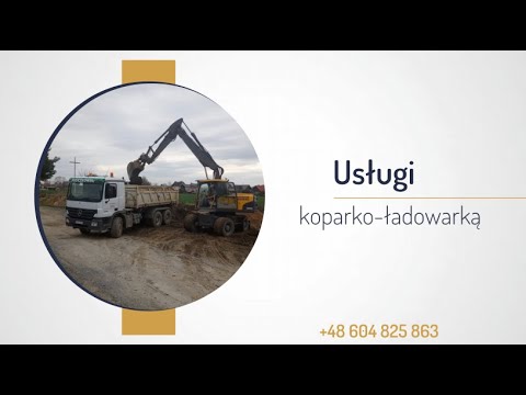 Andrzej Kuliczkowski Usługi Koparką Brukarstwo Transport - video