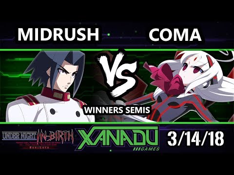 F@X 293 UNIST - MidRush (Akatsuki)  Vs. Coma (Vatista) - Under Night In-Birth Winners Semis