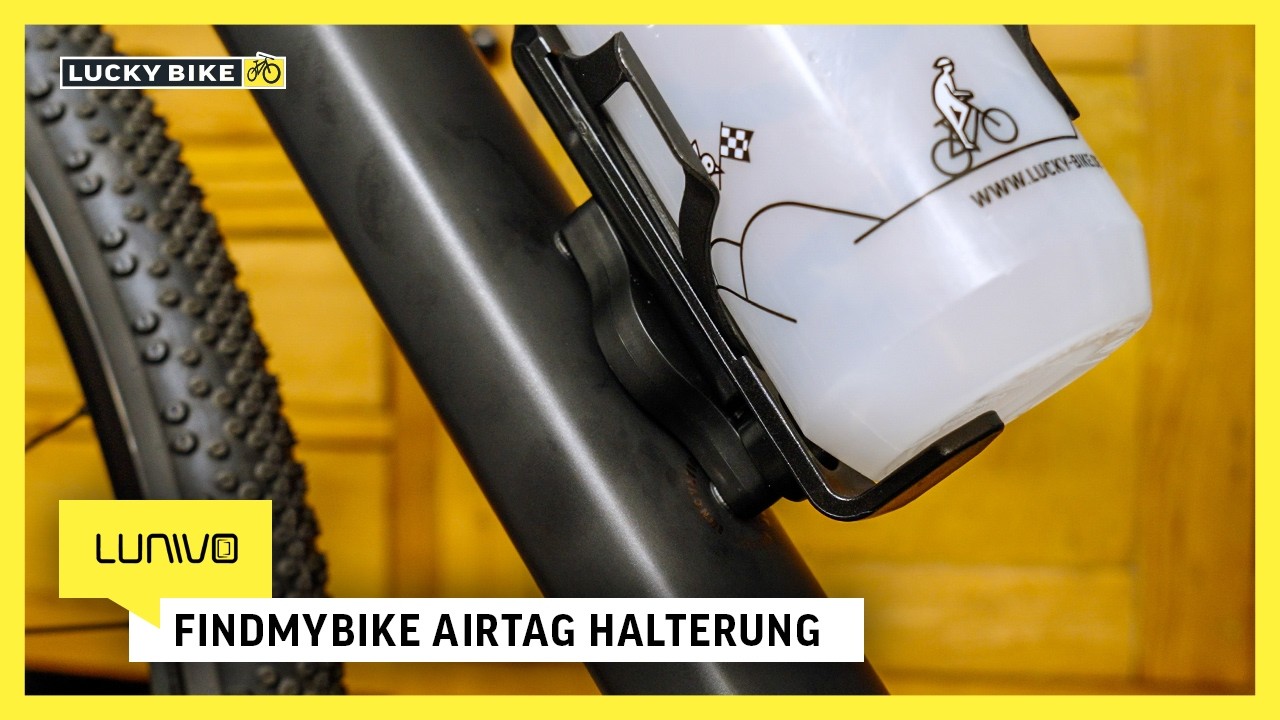 LUNIVO FIND MY BIKE AIRTAG HALTERUNG REVIEW | Clevere Diebstahlsicherung per AirTag