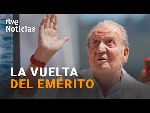 REY EMÉRITO: Vuelve a ESPAÑA en una visita poco privada entre APLAUSOS y CRÍTICAS | RTVE Noticias
