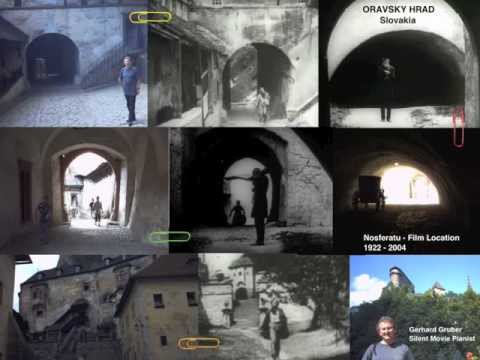 Nosferatu - film location 1922-2004 - visited by Stummfilmpianist Gerhard Gruber, Austria