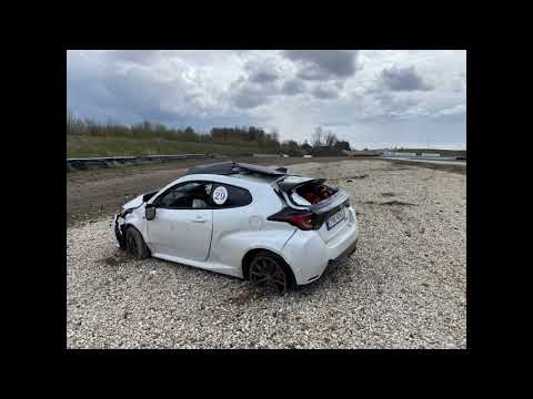 Toyota GR Yaris Destroyed in Scary Rollover Crash: Video