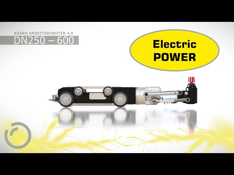 Animation of the KASRO working robot 4.0 DN 200 - 600 / 10'' - 24''