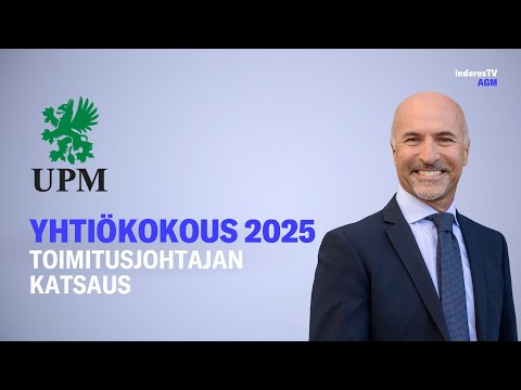 UPM:n yhtiökokous | Toimitusjohtajan katsaus 27.3.2025