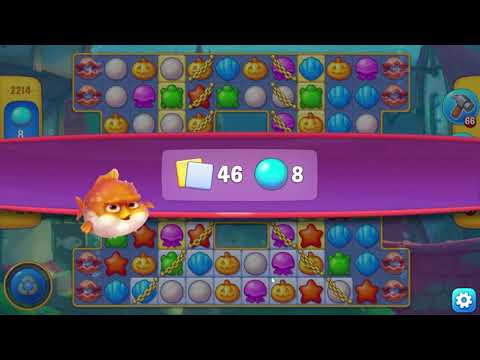 Fishdom 2214 Hard Level - NO BooSTERS