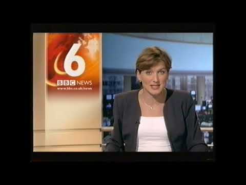 BBC News at Six with Fiona Bruce (Thursday 4th October 2001)