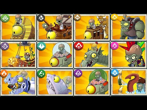 All Plants Vs All Zomboss - PvZ 2 v9.8.1 All Zombots Battlez