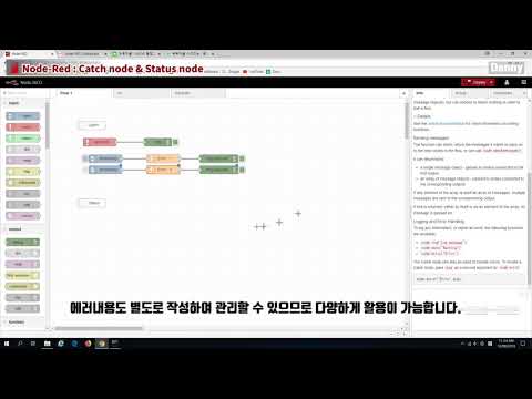 Node Red Catch Node Status Node