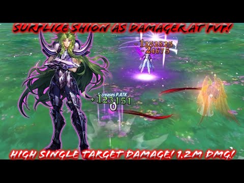 Saint Seiya: Awakening (KOTZ) - Surplice Shion as Damager at PvP! High Single Target Damage!