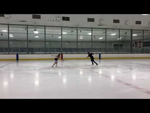 Jessica Sassano testing Senior Free Dance w/ test partner Joseph Buckland.  Passed with Distinction.