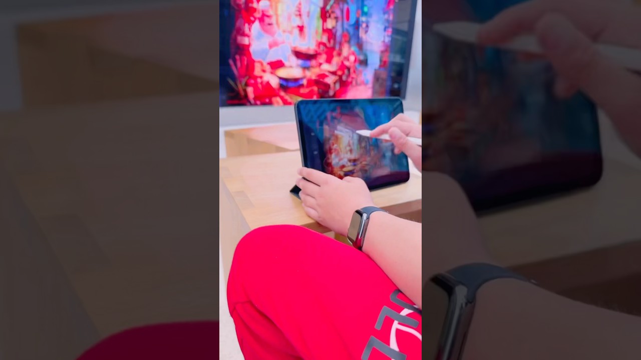 FREE ART WORKSHOPS FOR KIDS AT APPLE 🎨📱 #apple #applepencil #creativekids