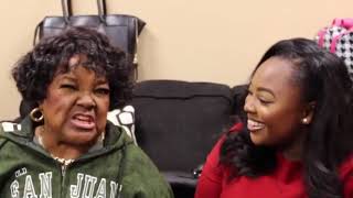 Jekalyn Carr doing the U NAME IT challenge with Shirley Caesar