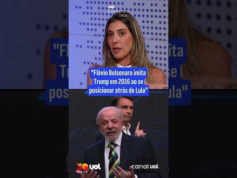 Debate na Band: Flávio Bolsonaro repete tática de Trump ao encurralar Lula