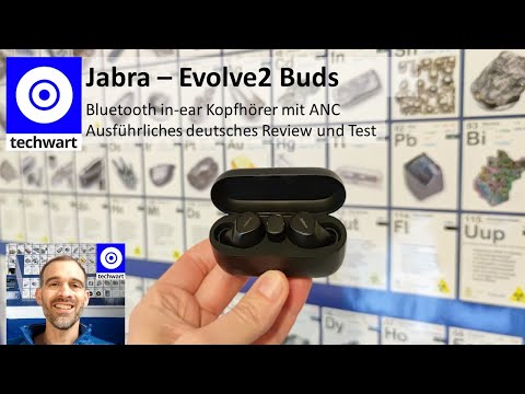 Die Jabra Evolve2 Buds True Wireless in-Ear-Bluetooth Kopfhörer - Perfekt fürs mobile Arbeiten