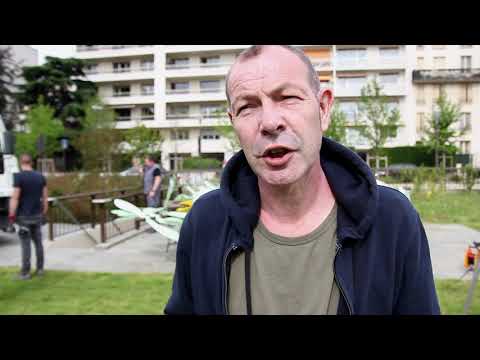 Vincennes installe Cours Marigny "Samara Umbra “ des oeuvres de Damien Valéro et Sébastien Tessier.