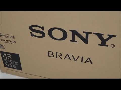 Sony bravia x7002g 43 inch 4k TV Unboxing | setup, installation , drilling, wall mount,video quality