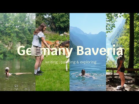 Writing and painting in the German countryside  (one week exploring Bavaria vlog)