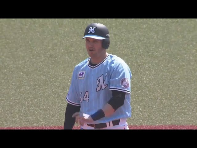 【1回裏】打撃好調!! マリーンズ・レアードが6試合連続打点となるタイムリー!! 2019/5/26 M-H