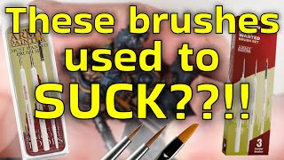 Did Army Painter FIX Their TERRIBLE BRUSHES?