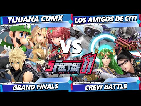 Pre S Factor 11 CREW BATTLE GRAND FINALS - Los Amigos de Citi Vs. Tijuana CDMX - Smash Ultimate SSBU