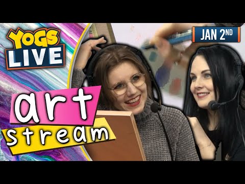 AMAZING ARTISTS DO ART! - The Art Stream w/ Leo & Nina-Serena! - 02/01/20