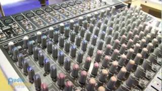 Video thumbnail for Behringer Xenyx QX2442USB, QX1204USB, QX1202USB Mixers - NAMM 2012 - AudioSavings by audiosavings