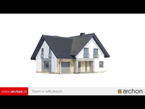 Dom w orliczkach – Tani w budowie i funkcjonalny dom I ARCHON+ Projekty Domów
