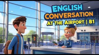 Speak English at the airport! ✈️ | Full English Conversation for Travel 🎧 Listening Practice