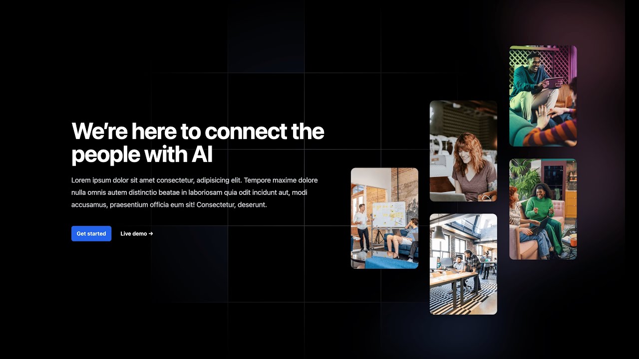 Build A Stunning Hero Component With React, TailwindCSS and Framer Motion @reactailwind