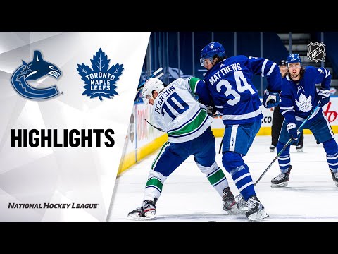Canucks @ Maple Leafs 5/1/21 | NHL Highlights