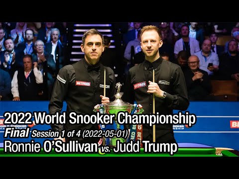 2022 World Snooker Championship Final: Ronnie O'Sullivan vs. Judd Trump (Full Match 1/4)