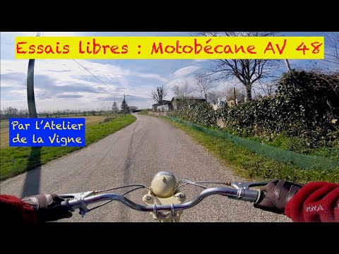 Essai d'une Motobécane AV 48