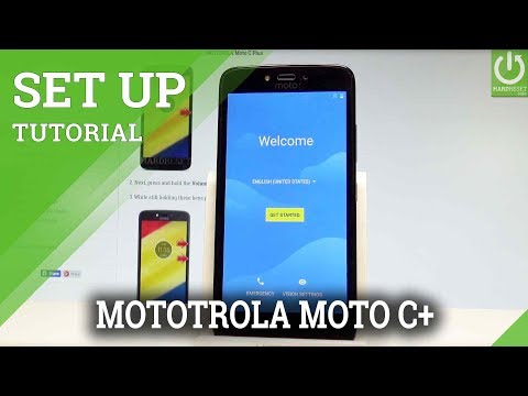 Initialization Setup Process MOTOROLA Moto C Plus - Activation