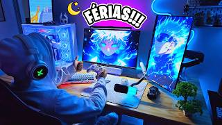 Finalmente Férias na Vida de Um Gamer que trabalha (Aproveitando bem 🎮🔥)