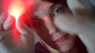 ASMR Head Exam Hockey Brawl - Stitch Removal, Light Trigger, Massage