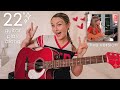Taylor Swift 22 Guitar Play Along NO CAPO (Acoustic Live Version) RED // Nena Shelby