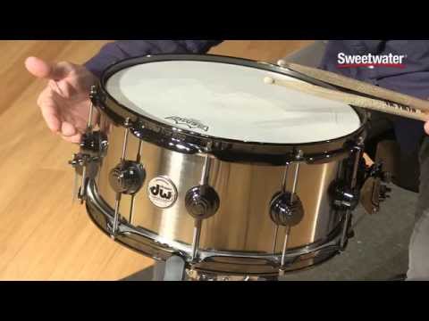 DW Collector's Series Titanium Metal Snare Drum Review by Sweetwater