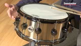 DW Collector's Series Titanium Metal Snare Drum Review by Sweetwater