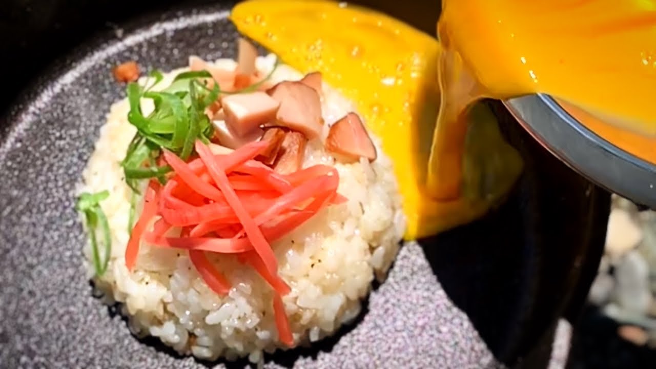 あと混ぜチャーハンが美味すぎた｜Fried rice should be mixed later.