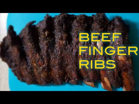 Pecan Smoked Texas Style Beef Finger Ribs
