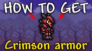 How to Get Crimson armor in Terraria | How to obtain crimson armor