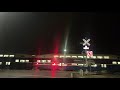 Altamont Commuter Express 3302 08 North E Lindsay St Railroad Crossing Stockton CA