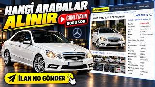 🔴 CANLI: Alınacak En İyi 2. El Arabalar | Sahibinden İlan No İnceleme - 17 Ekim 