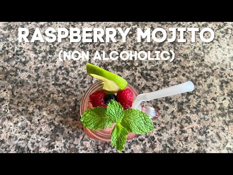How to Make Raspberry Mojito | Non Alcoholic Mojito