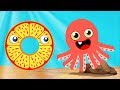 ABC Phonics With Animals OCTOPUS Letter O