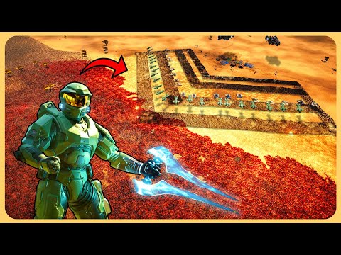Can Master Chief’s V-Formation Survive 7 Million Zombies? - Ultimate Epic Battle Simulator 2 UEBS 2
