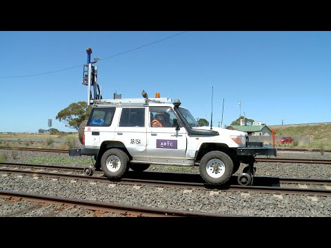 AR-154 Hirail Utility Vehicle With 3D Recording Camera (18/2/2021) - PoathTV Australian Trains